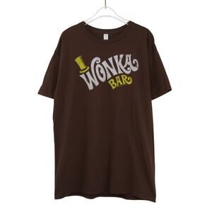 Popfunk Willy Wonka Wonka Bar Graphic Halloween T-Shirt Unisex Medium